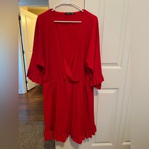 Plus size formal dress from BooHoo